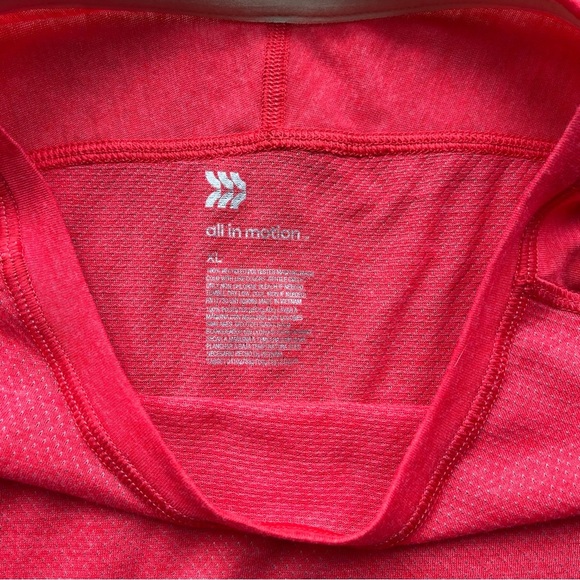 All In Motion Orange-Red Short Sleeve Active T-Shirt - Size XL - EUC - Polyester - Picture 3 of 6